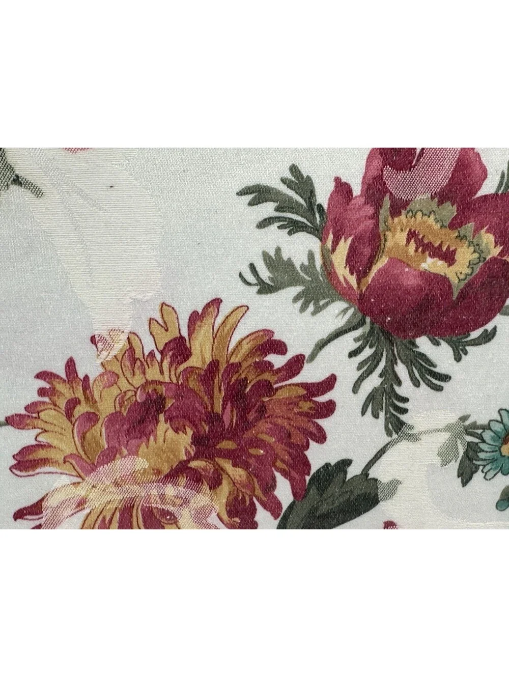 Villager Liz Claiborne Laura Tablecloth Floral Flowers Rectangle 60 X 84